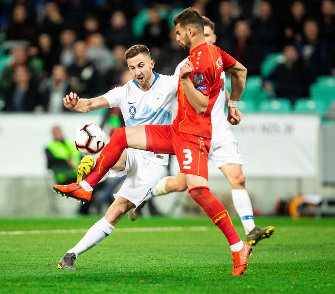 Andraž Šporar, strelec iz Izraela, se je tokrat izkazal z asistenco. | Foto: Vid Ponikvar