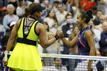 Leylah Fernandez in Naomi Osaka