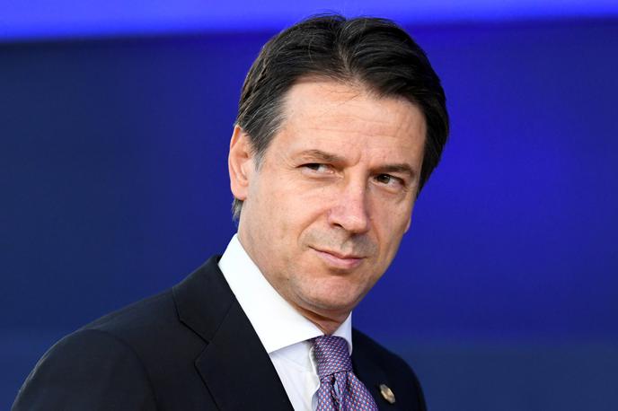 Giuseppe Conte | Italijanski premier Giuseppe Conte je danes izjavil, da iz Bruslja pričakuje kritike osnutka proračuna za leto 2019. | Foto Reuters