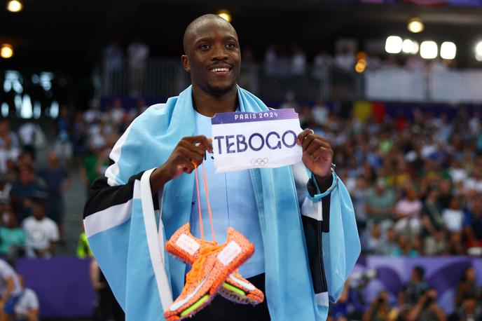 Pariz 2024 atletika Letsile Tebogo | Letsile Tebogo je za zlato na 200 metrov premagal favorizirana Američana. To sta bila Noah Lyles in Kenneth Bednarek. | Foto Reuters