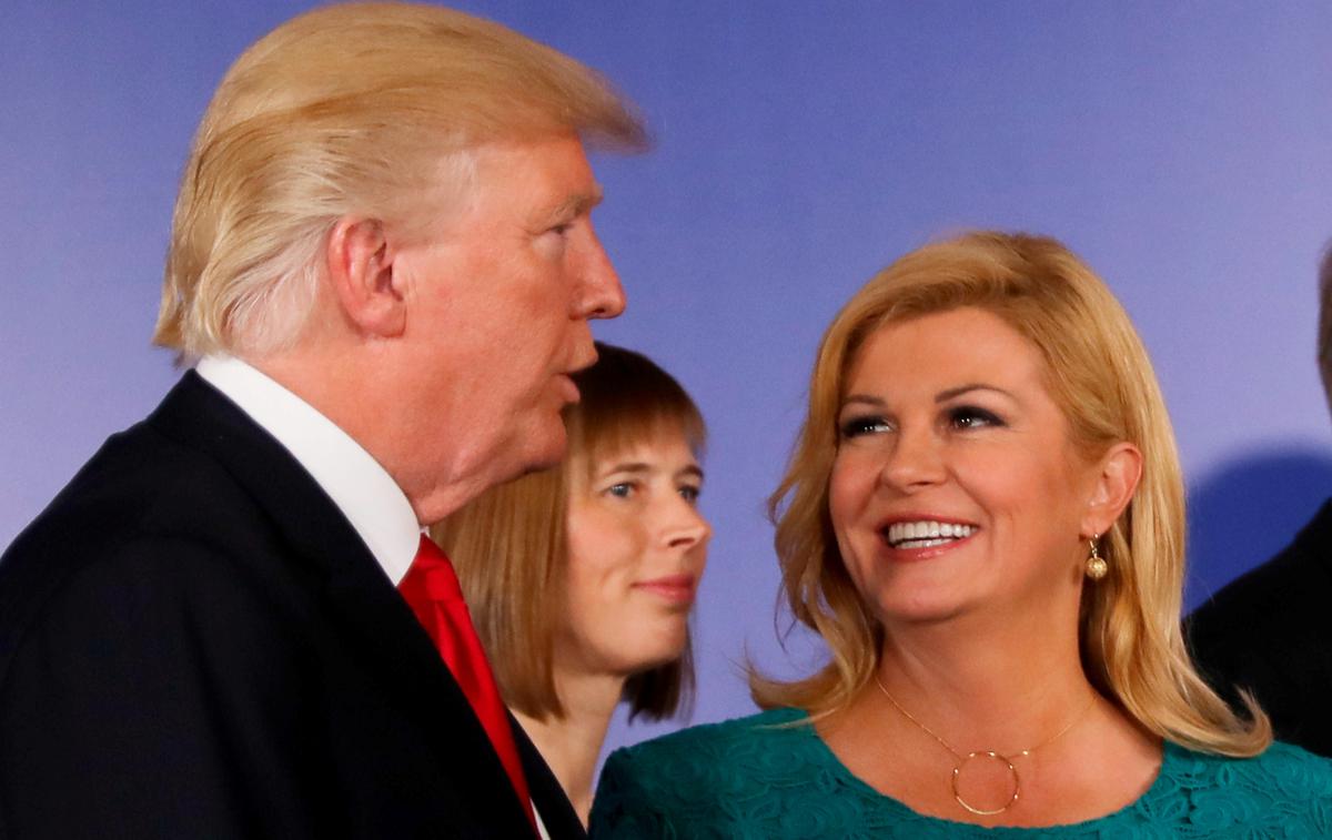 Donald Trump in Kolinda Grabar Kitarović | Foto Reuters