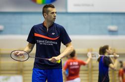 Slovenski badmintonisti s porazom začeli EP