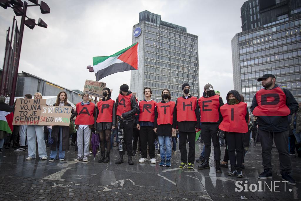 Shod v podporo Palestini