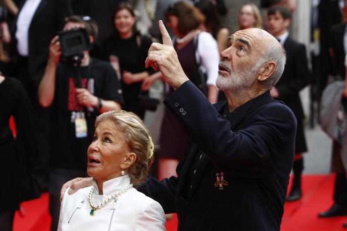 Sean Connery Micheline | Sean Connery z ženo Micheline leta 2010 | Foto Reuters