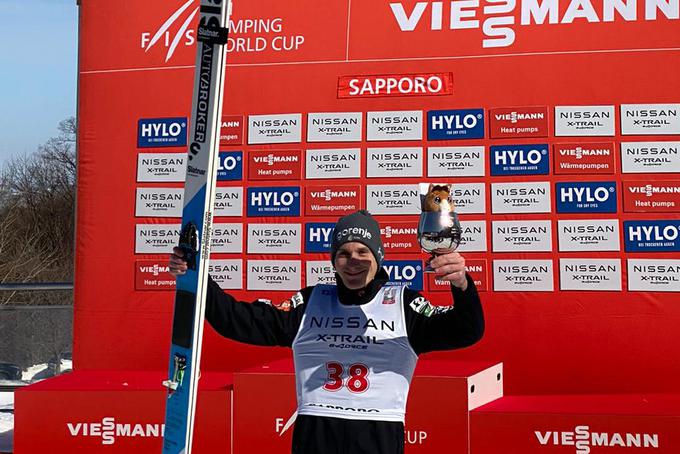 Domen Prevc je šestič v karieri zmagal na tekmi svetovnega pokala. | Foto: Smučarska zveza Slovenije