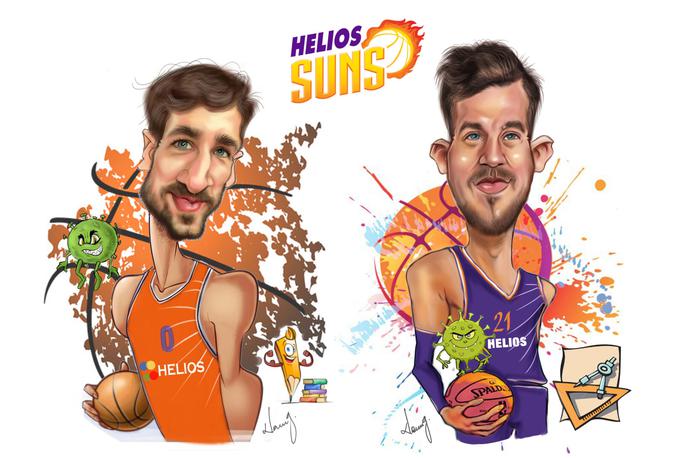 Karikatura Ferme Mahkovic | Foto Helios Suns