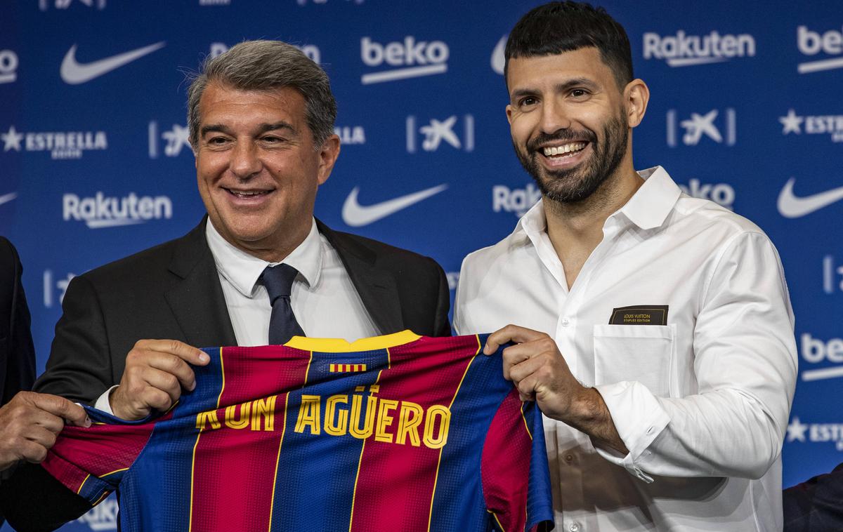 Sergio Aguero | Na debi Agüera pri Barceloni bo treba še nekoliko počakati. | Foto Guliverimage