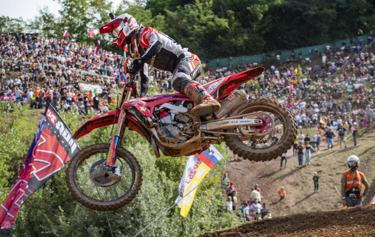 Tim Gajser Maggiora Honda | Tim Gajser bo imel v Maggiori številčno podporo slovenskih navijačev, ki bodo glasni tudi za Jana Pancarja in Jako Peklaja. | Foto Honda Racing/ShotbyBavo