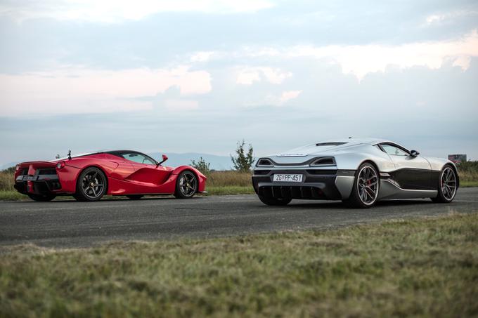 Obračun bencinskega superšportnika avtomobila iz Maranella proti električnemu superšportniku iz Svete Nedelje. | Foto: Rimac Automobili