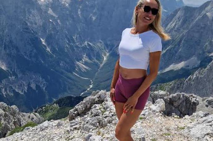 T - Tina Čarman | Tina Čarman je novo športno ljubezen našla v osvajanju slovenskih gora. | Foto osebni arhiv