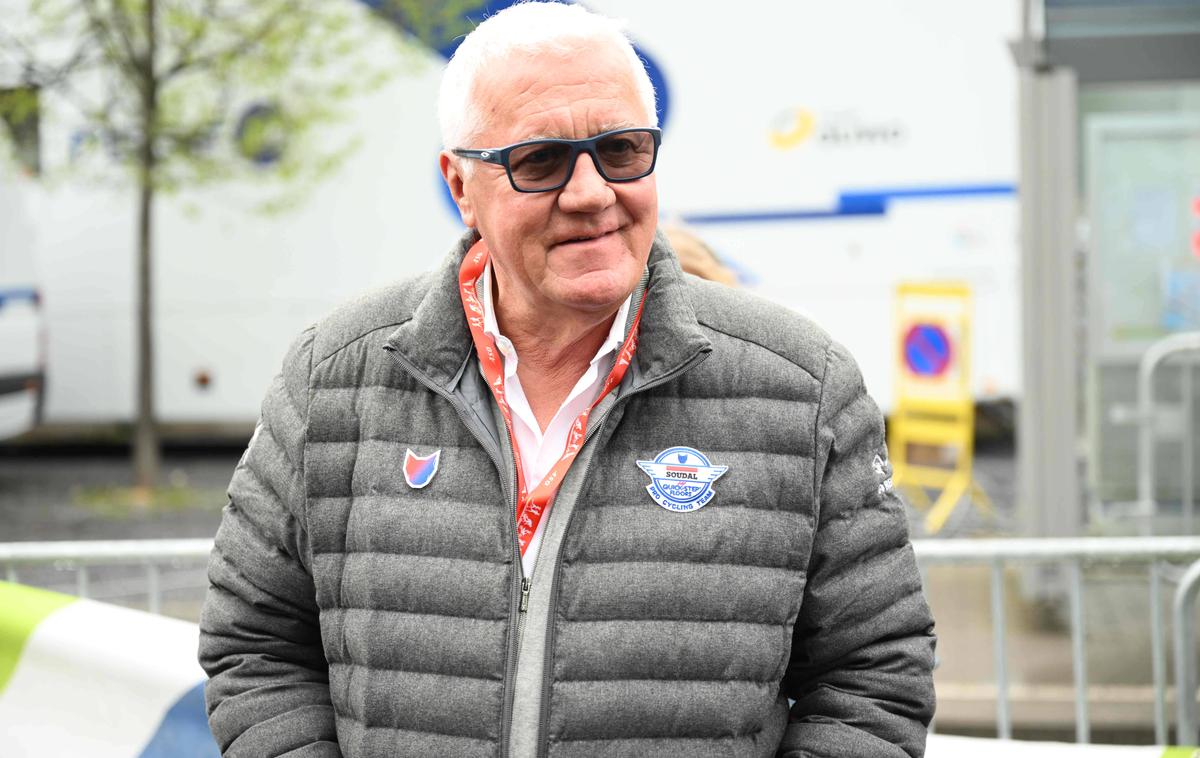 Patrick Lefevere | Direktor ekipe Soudal – QuickStep Patrick Lefevere je pojasnill ozadje helikopterskega prevoza, ki je dvignil mnogo prahu. Poudarja, da so vse ekipe imele to možnost.   | Foto Guliverimage