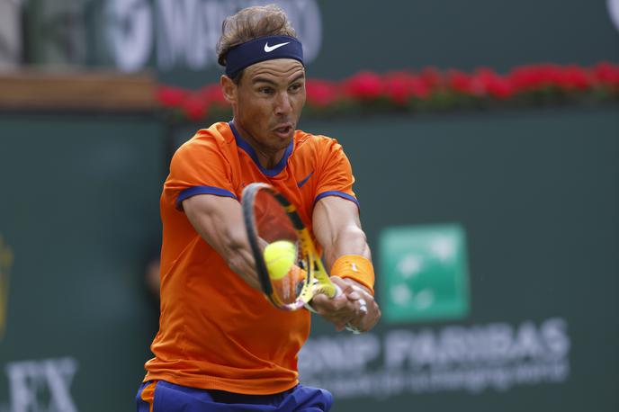 Rafael Nadal | Španec Rafael Nadal je finalist turirja v ameriškem Indian Wellsu. | Foto Guliverimage