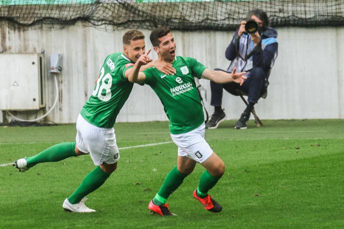 NK Olimpija : NK Koper, prva liga, april 2021 | Olimpija je slavila s kar 6:2. | Foto Vid Ponikvar/Sportida