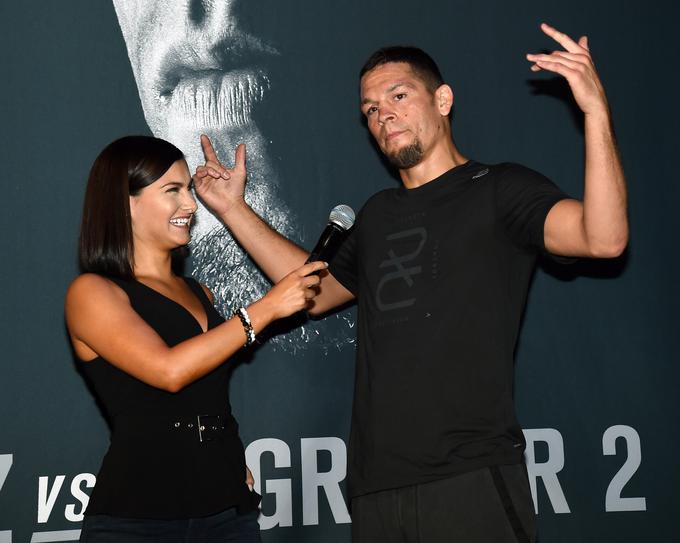 Nate Diaz je tukaj le zaradi posla. | Foto: Guliverimage/Getty Images