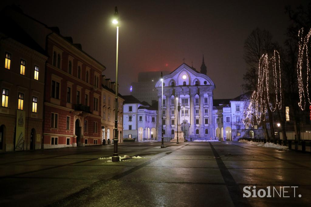 Silvestrski večer v Ljubljani