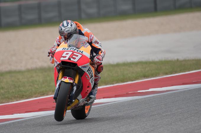 Marc Marquez se je moral zelo potruditi za tretje mesto. | Foto: Getty Images