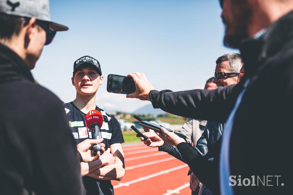 Skakalci trening Kranj priprave