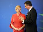 Kolinda Grabar-Kitarović in Borut Pahor