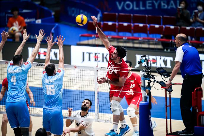 slovenska odbojkarska reprezentanca : Iran, liga narodov | Slovenci so za tretjo zmago s 3:0 premagali Iran. | Foto Volleyballworld