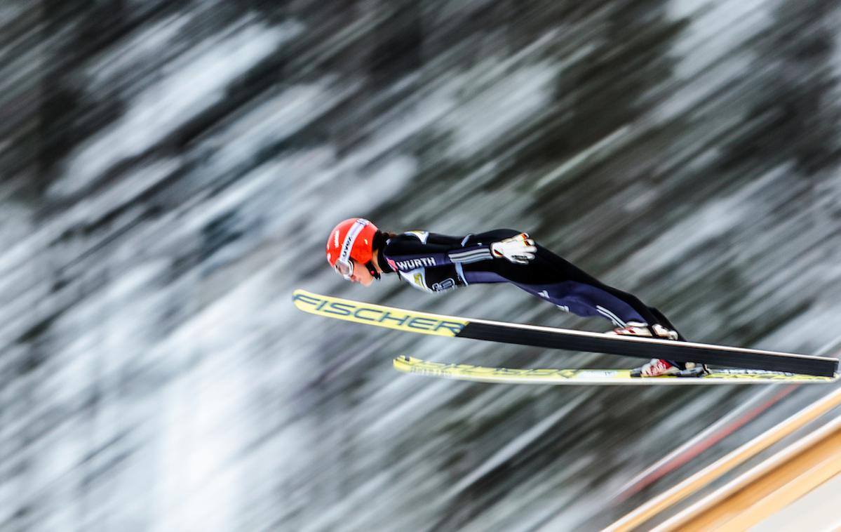 Carina Vogt | Carina Vogt je nova na seznamu poškodovanih. | Foto Sportida