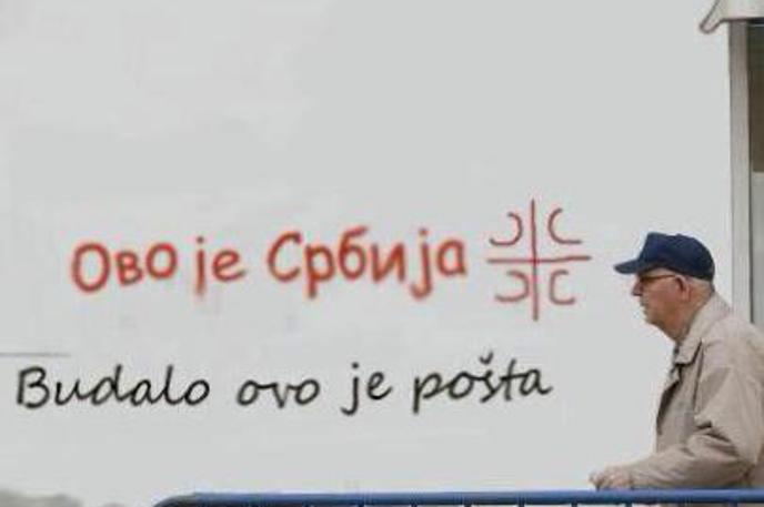 Grafit Ovo je Srbija | Foto Siol.net