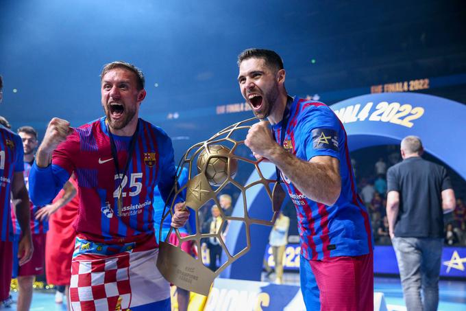 Blaž Janc in Luka Cindrić po osvojenem naslovu. | Foto: Guliverimage/Vladimir Fedorenko