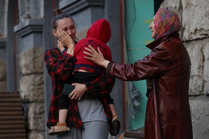 Lviv, Ukrajina, po ruskem napadu | Foto: Reuters