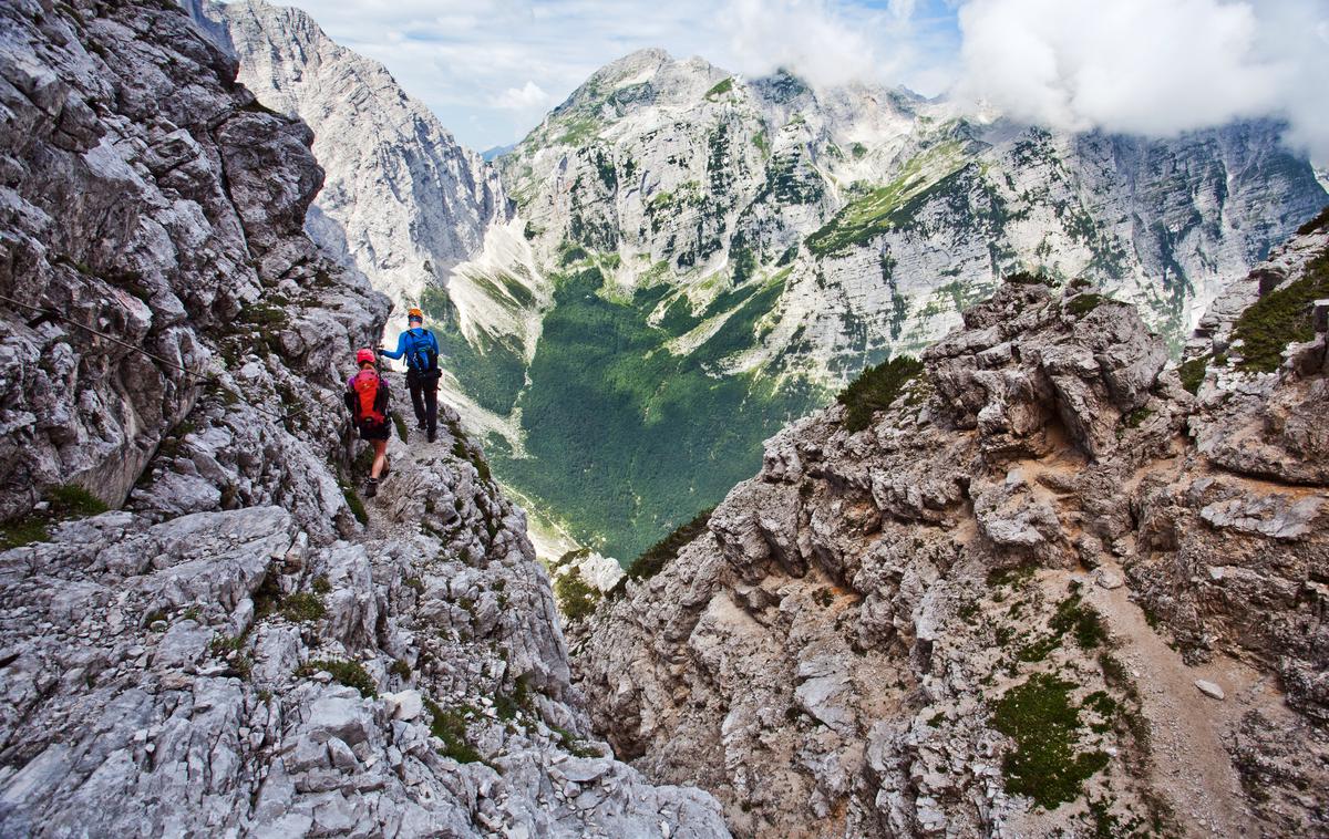 Tominškova pot Triglav pohodništvo gore hribi | Letošnja planinska sezona je zaradi lepega vremena in velikega števila tujih planincev ena najboljših v zadnjih desetih letih. | Foto Jošt Gantar (www.slovenia.info)