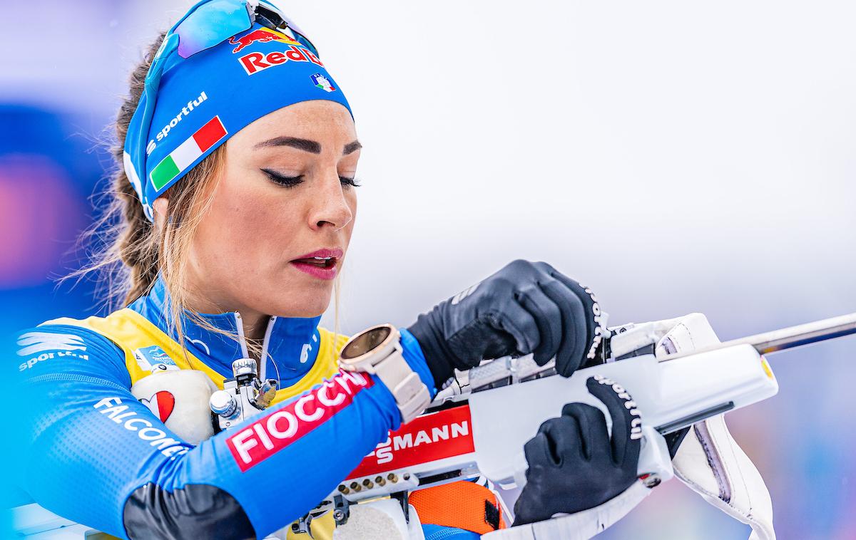 Dorothea Wierer | Italijanska zvezdnica Dorothea Wierer se je veselila svoje 15. zmage na najvišji ravni, 13. na tekmah svetovnega pokala. | Foto Sportida