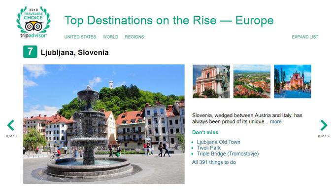 TripAdvisor Ljubljana | Foto: zajem zaslona/Diamond villas resort