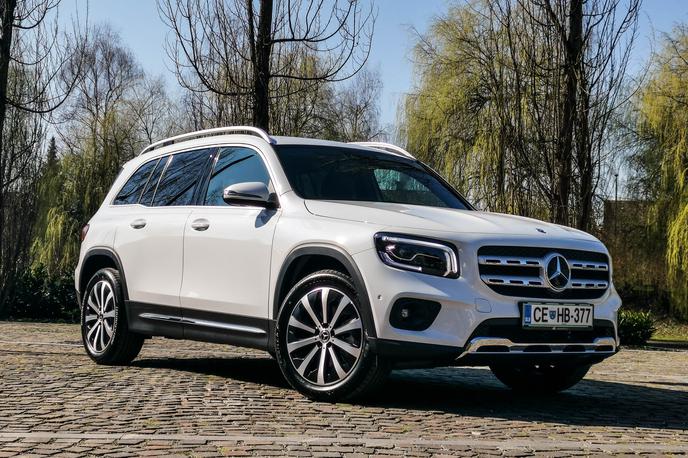 Mercedes-Benz GLB | GLB ima deset centimetrov daljše medosje kot razred B in je le dva centimetra krajši kot GLC. | Foto Gašper Pirman