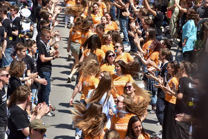 Maturantska četvorka | Kot ključna in najbolj pomembna vzgiba za branje knjig v mladosti so anketiranci v obeh raziskavah navajali družinsko in pa šolsko okolje. | Foto STA