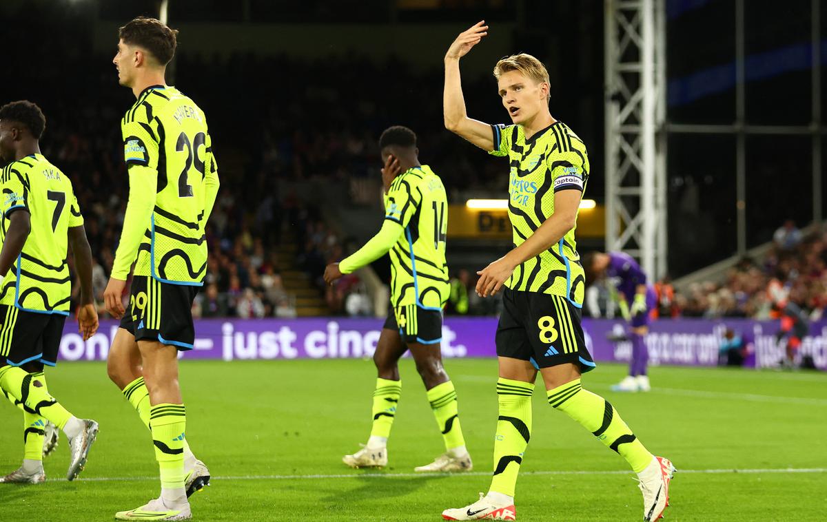 Arsenal Martin Odegaard | Martin Odegaard je dosegel edini zadetek za Arsenal. | Foto Reuters