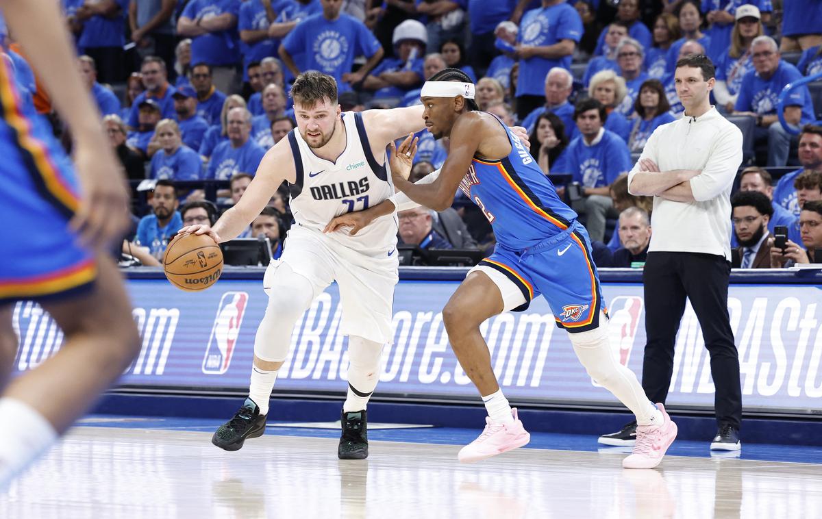 Luka Dončić | Luka Dončić je bil vesel uspeha Dallasa. | Foto Reuters