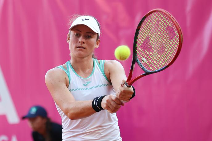 Tamara Zidanšek, WTA Ljubljana | Tamara Zidanšek je v uvodnem dvoboju oddala le eno igro. | Foto Filip Barbalič/www.alesfevzer.com