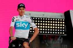 Froome krvav že po ogledu proge #video