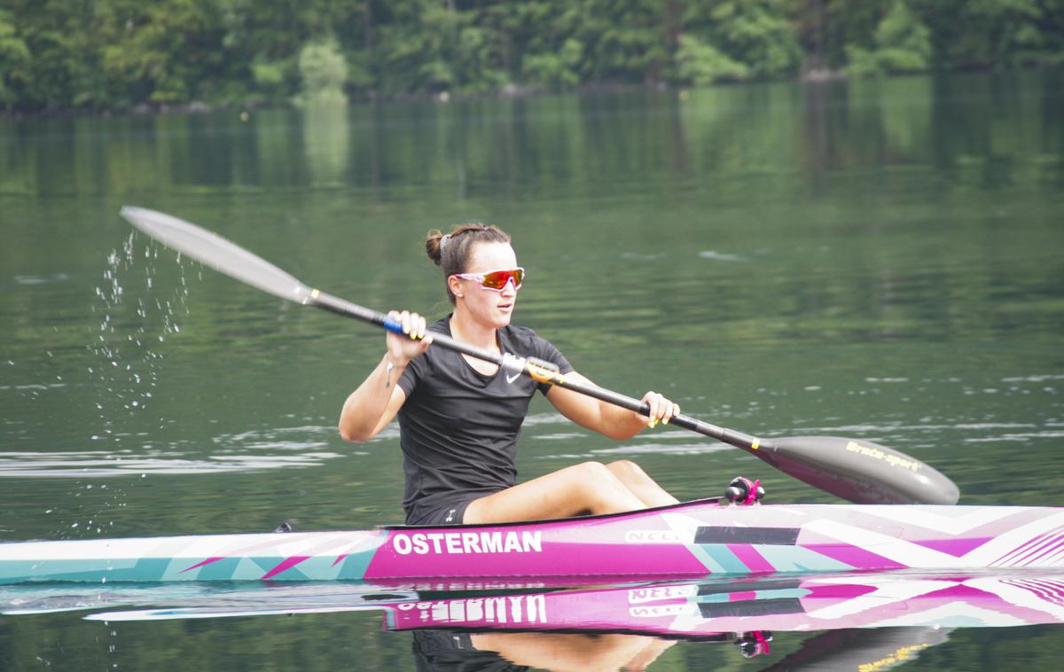 Anja Osterman | Anja Osterman je po pričakovanjih zmagala med članicami na 200 metrov. | Foto Boštjan Boh