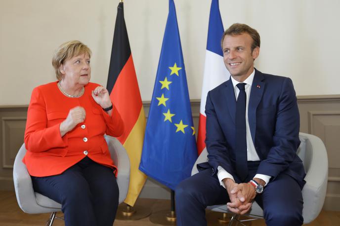 Angela Merkel in Emmanuel Macron | Foto Reuters