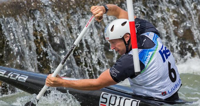 Benjamin Savšek je olimpijsko tekmo končal na šestem mestu. | Foto: Vid Ponikvar