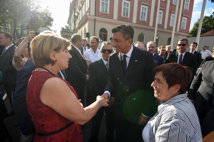 Slovesnosti se je udeležila tudi predsednica NSi Ljudmila Novak. | Foto: STA ,