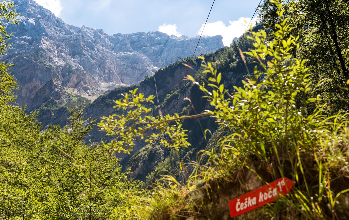 Češka koča | Nesreča se je zgodila danes nekaj po 13. uri.  | Foto Klemen Korenjak