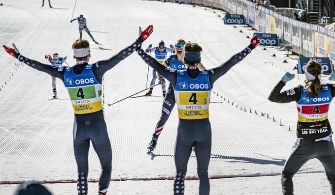 Ameriška mešana štafeta je pred tem dopoldne slavila v prvi tekmi na najvišji ravni v tej disciplini.  | Foto: Guliverimage/Vladimir Fedorenko