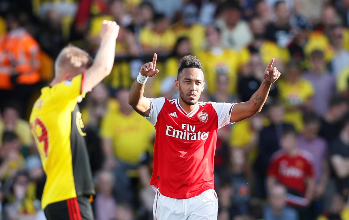 Pierre-Emerick Aubameyang | Gabonec Pierre-Emerick Aubameyang je podaljšal pogodbo z angleškim Arsenalom do leta 2023. | Foto Reuters