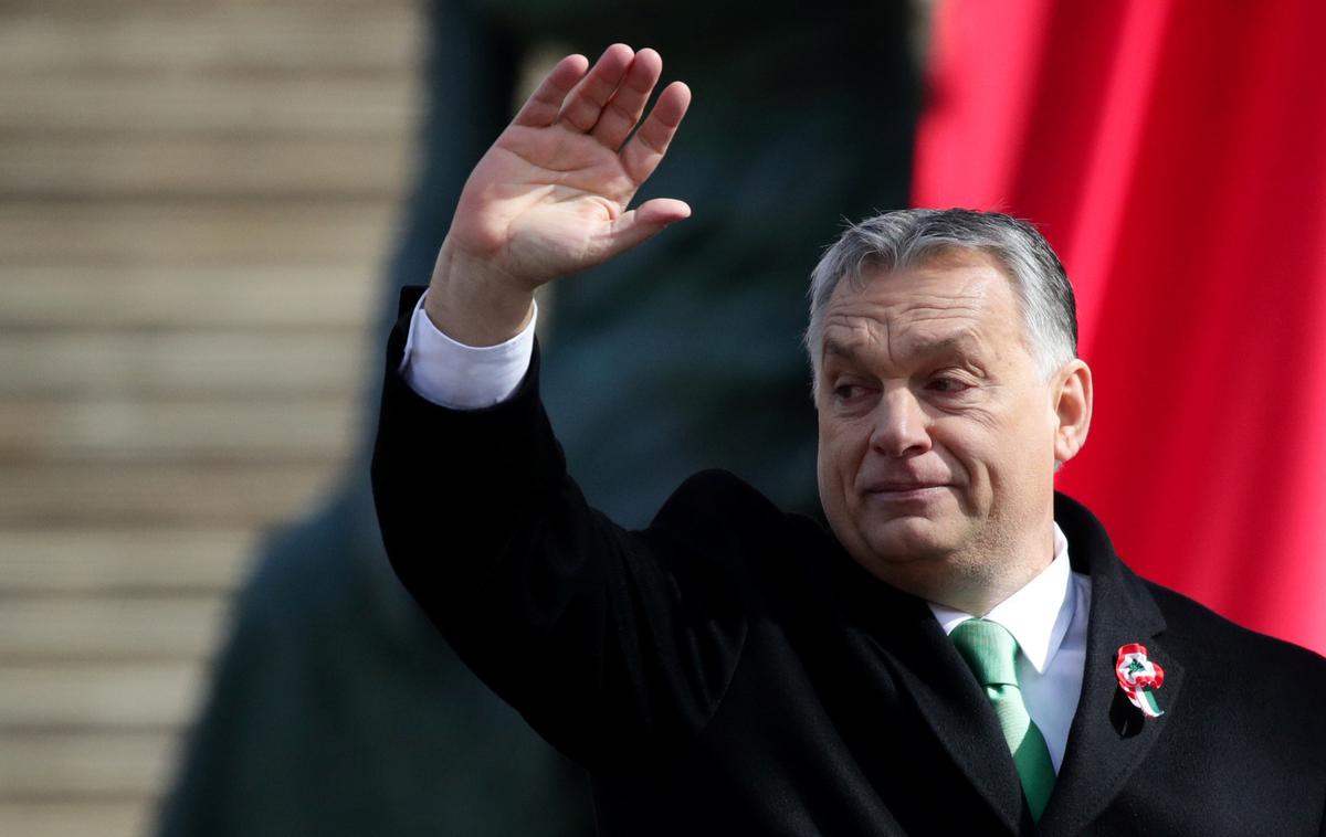 Viktor Orban | Madžarski premier Viktor Orban je pred evropskimi volitvami odrekel podporo vodilnemu kandidatu EPP Manfredu Webru. | Foto Reuters