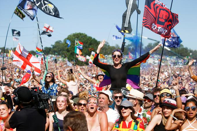 Glastonbury velja za enega največjih glasbenih festivalov na prostem. | Foto: Reuters