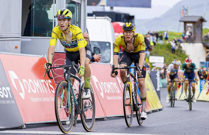 Matteo Jorgenson (desno) je na letošnjem Kriteriju po Dofineji izzval Primoža Rogliča. | Foto: Guliverimage