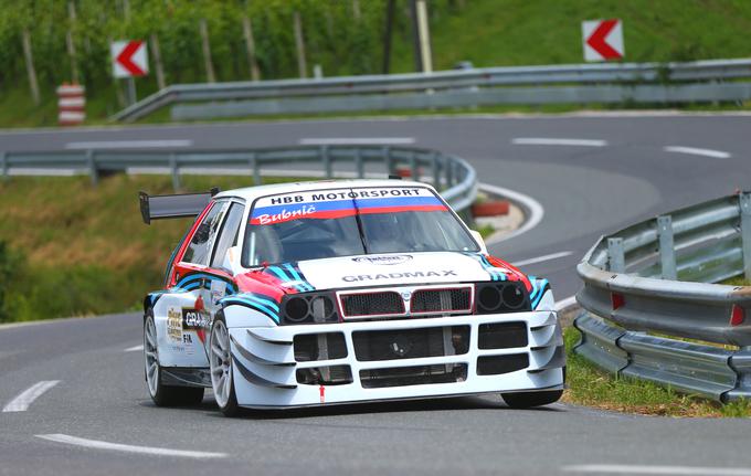 Vrhunska lancia delta je Milana Bubniča popeljala do tretje zmage za slovensko državno prvenstvo v letošnji sezoni. | Foto: Gregor Pavšič