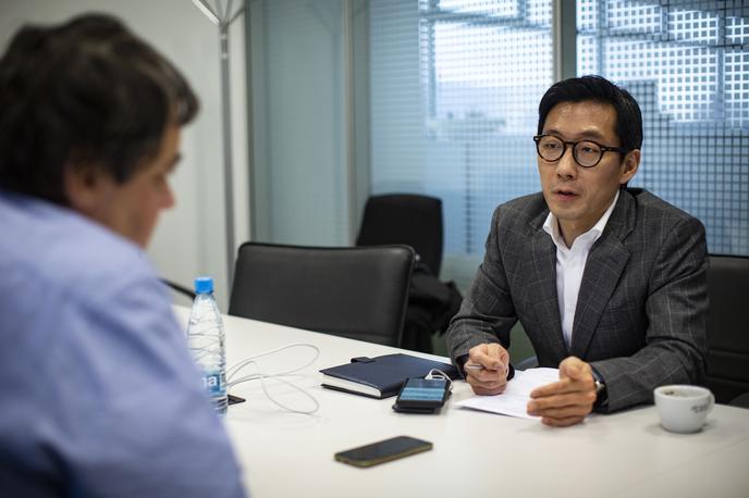 Hoyun Hwang, Samsung Adriatic | Hojuna Hwanga so decembra 2017 imenovali za predsednika poslovne enote Samsung Electronics Adriatic, ki poleg Slovenije vključuje še sedem držav jadranske regije. | Foto Bojan Puhek