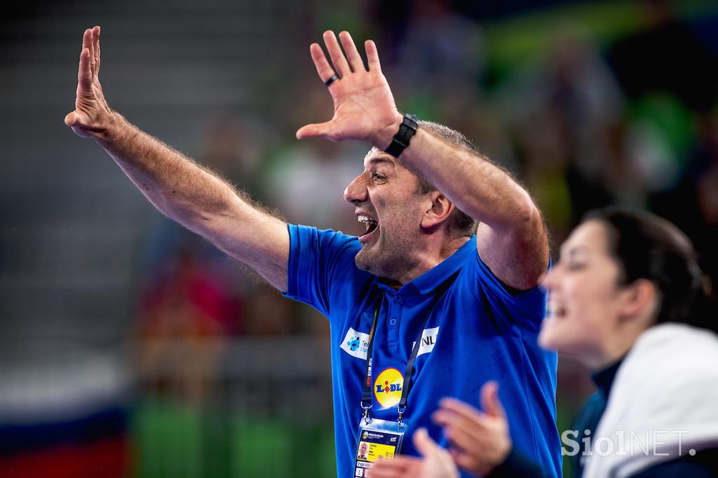 EHF Euro22: Slovenija - Hrvaška Dragan Adžić