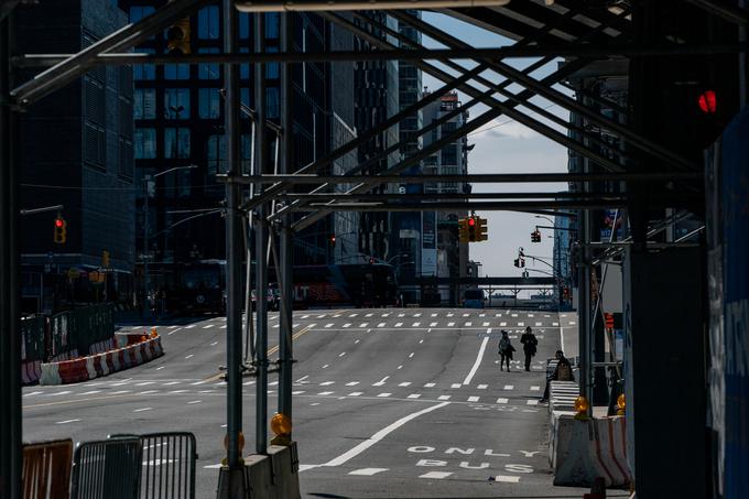 Prazne ulice Manhattna | Foto: Reuters